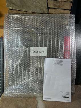 Kohler Riverby Sink Rack  “with rubber feet Stainless steel NEW #1202901-5-A